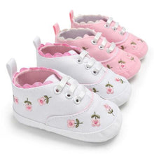 Load image into Gallery viewer, Soft Toddler Baby Shoes Newborn Boys Girls Breathable Princess Crib Sneakers Pre-walker Anti Slip Design
