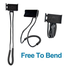 Load image into Gallery viewer, Universal Flexible Mobile Phone Holder Hanging Neck Lazy Necklace Bracket Bed 360 Degree Phones Holder Stand

