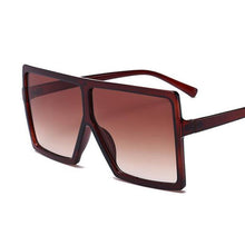 Load image into Gallery viewer, Oversized Luxury Trend New  Woman Sunglasses With Black Fashion Square Glasses And Big Frame Sunglasses In  Modern Glasses Famous Style
