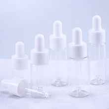 Load image into Gallery viewer, 10pcs/Lot 5ml 10ml 15ml 20ml Reagent Eye Dropper transparent Glass Aromatherapy Liquid Pipette Bottle Refillable Bottles
