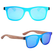 Load image into Gallery viewer, Polarized Black Walnut Wood Sunglasses Men Square Women Sun Glasses UV400 Oculos Gafas Oculos de sol masculino
