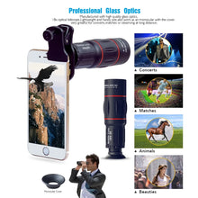 Load image into Gallery viewer, APEXEL 18X Telescope Zoom Mobile Phone Lens Telephoto Macro Camera Lenses Universal Selfie Tripod With Clip For All Smartphone
