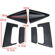 Load image into Gallery viewer, For Honda Vezel HR-V HRV 2016 2017 2018 Car Accessories 6 x ABS Chrome/Carbon fiber Side Rear Door Handle Bowl Cover Insert Trim
