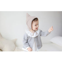 Load image into Gallery viewer, Retro Baby Toddler Hairball Winter Ball Hats Kids Warm Crochet Steeple Witches Knitted Hat Newborn Beanies Caps For Baby
