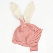 Load image into Gallery viewer, Mdoern Luxury Toddler Infant Knitted Baby Hat Adorable Rabbit Long Ear Hat Baby Bunny Beanie Cap Photo Props Cap
