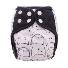 Load image into Gallery viewer, Newborn Pocket Diaper Cloth Diapers Bamboo Charcoal Inner Waterproof PUL Outer Double Gussets Nappies for Baby
