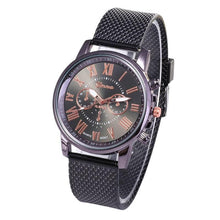 Load image into Gallery viewer, Analog Women watches Quality Fashion  Roman Numerals Faux Leather Analog Quartz Ladies watch Bracelet Clock Gift For Women Lady and Girls
