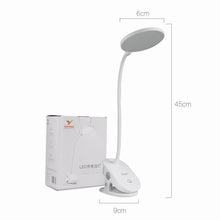 Load image into Gallery viewer, STEVVEX Clip Wireless Table Lamp For Study With 3 Modes Touch Rechargeable LED Reading Desk Lamp USB Table Light Flexo Lamps Table Reading Lamp with Clip for Desk and  Bed
