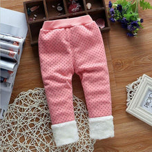 Load image into Gallery viewer, New High Quality Cotton Baby Girls Warm Winter Pants Toddler Warm Winter Leggings Trousers For Girls
