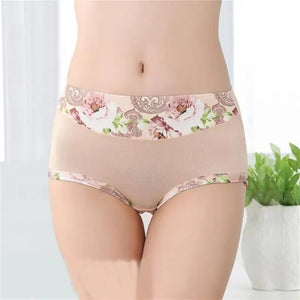 New Underwear Women Floral Panties Print Women's Panties Shorts Breifs Sexy Lingeries Female Panties Cotton Underwear For Women