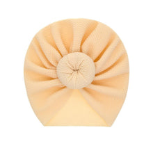 Load image into Gallery viewer, Baby Accessories Newborn Toddler Kids Baby Boy Girl Solid Knot Hats Turban Cotton Beanie Candy Color Hat For Kids
