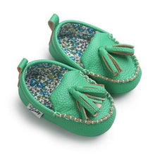 Load image into Gallery viewer, First Walkers Newborn Baby Shoes Toddler Prewalker Shoes Baby Boy Girl Leather Shoes
