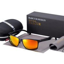 Load image into Gallery viewer, Aluminum Polarized Sunglasses Men Polarized Sun Glasses Square Eyewear For Men And Boys With UV400 Protection
