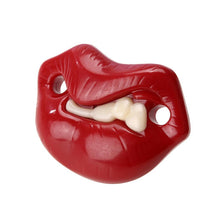 Load image into Gallery viewer, Silicone Baby Lip Pacifier Kiss Pink Rose Red Lip Shape Teeth Soothers Funny  Baby Pacifiers For Baby and For Kids
