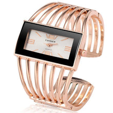 Load image into Gallery viewer, Elegant Womens Watch Luxury Fashion Rose Gold Bangle Bracelet Watch Women Dress Clock Female Lady Saati Girls Wristwatch For Women and Girls
