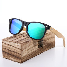 Load image into Gallery viewer, New Pink Sunglasses Wood Bamboo Sunglasses Fashion Mirror Sunglasses Brand Designer Glasses For Women and Men With UV400 Protection

