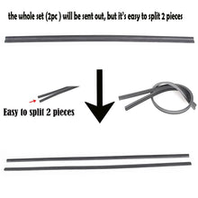 Load image into Gallery viewer, 2PCS 6mm Universal Auto Vehicle Insert Soft Rubber Strip Refill For Frameless Wiper Blades 26&quot; 24&quot; Car Accessories (Cut To Size)
