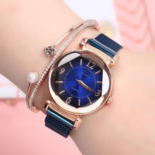 Load image into Gallery viewer, Women Watch Gradient Dial Milan Strap Luxury Fashion Ladies Watch Women Dress Watches Party Decoration Gifts For Women and Girls
