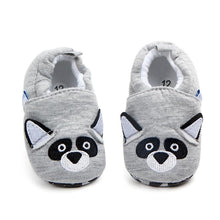 Load image into Gallery viewer, Newborn Baby First Walker Girls Boy Shoes Cartoon Animals Cotton Shoe Toddler Soft Sole Anti-slip Infant Shoes
