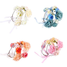 Load image into Gallery viewer, Luxury Handamde Mommy and Baby  Flower Headband Large Flower Crown Mother Kids Flowers  Headwear For Celebration

