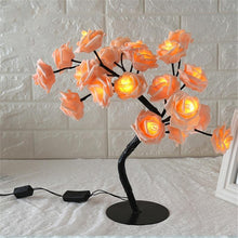 Load image into Gallery viewer, STEVVEX Rose Shaped Table Lamp Flower Rose Tree Decorative Light for Living Room Bedroom Kids Room/Decor Light
