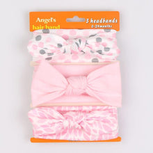Load image into Gallery viewer, Modern  Handamde Luxury Set Baby Girl Headband Bow For Newborn Babies Hair Band Elastic Accessories Cotton Headwear For Girls
