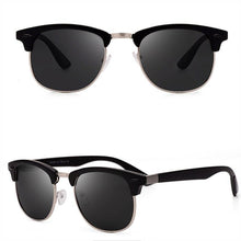 Load image into Gallery viewer, Popular Retro New Polarized Men's Sunglasses UV400 Square Half Metal Frame  Ladies Sunglasses Brand Design Glasses Driving Sunglasses
