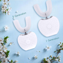 Load image into Gallery viewer, Teethbrush Whitening V-White 360° Ultrasonic Electric Toothbrush Sonic Toothbrush for Adults | 2021 Model | Rechargeable Portable Automatic LED light Infrared Protecting for Gums IPX7 Waterproof Hands Free
