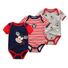Load image into Gallery viewer, 3PCS/Set Modern Fashion Baby Clothes Bodysuits Baby Clothes Unicorn Clothing Unisex 0-12M Baby Bodysuits Romper and Jumpsuit Set For Kids and Baby
