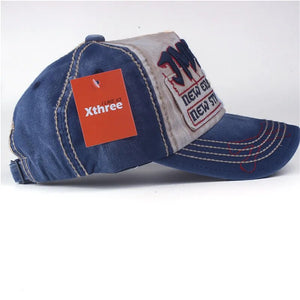 Xthree Cotton Fasion Leisure Baseball Cap Hat for Men Snapback Hat Casquette Women's Cap Wholesale Fashion Accessories