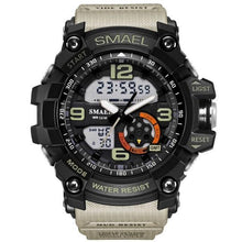 Load image into Gallery viewer, NEW Sport Analog-Digital Watch For Men and Woman  Waterresistant 50M Professional Waterproof Quartz Large Dial Military Wristwatches  With Night Mode
