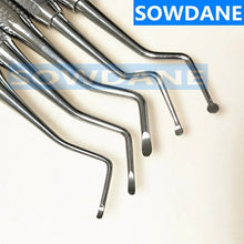 Load image into Gallery viewer, High quality Dental Excavator Spoon Tooth Cleaning Tool Stainless Steel  Double Ends Long Handle
