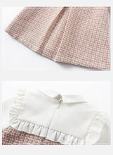 Load image into Gallery viewer, Modern Retro Vintage Handade Cute Newborn Infant Toddler Baby Girls Dress with A-line Lantern Sleeve For Girls Kids
