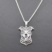 Load image into Gallery viewer, Lovers&#39; Alloy Pet Dog Necklaces Women&#39;s Pitbull Pendant Necklaces Drop Shipping
