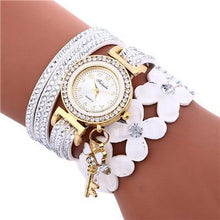 Load image into Gallery viewer, Women watches New luxury Casual Analog Alloy Quartz Watch PU Leather Bracelet Watches Gift For Female and Women
