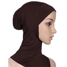 Load image into Gallery viewer, Soft Muslim Full Cover Inner Women&#39;s Hijab bonnet Cap Islamic Underscarf Neck Head Bonnet Hat 6YQA
