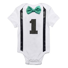 Load image into Gallery viewer, Baby Clothing Bow Body Rompers Clothing Newborn Baby Clothes Jumpsuit for Baby Boys and Girls  For Birthday Party
