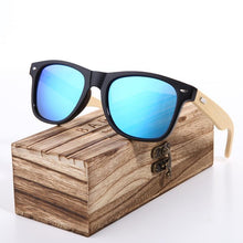 Load image into Gallery viewer, New Pink Sunglasses Wood Bamboo Sunglasses Fashion Mirror Sunglasses Brand Designer Glasses For Women and Men With UV400 Protection
