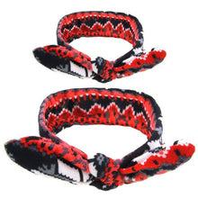 Load image into Gallery viewer, Mother &amp; Baby Headbands Print Floral Elastic Hair Bands Parent-Child Hair Accessories Bow For Baby Girls Bow in Modern Design
