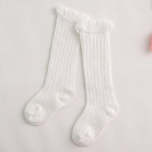 Load image into Gallery viewer, Modern Baby Girl Pure Cotton Summer High knee Mesh Breathable Cotton Long Girl Socks
