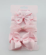 Load image into Gallery viewer, Handmade Vintage Retro Baby Elastic flower Headband Bowknot Hairband Toddler Infants For Baby
