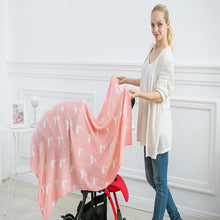 Load image into Gallery viewer, Newborn Swaddle Baby Multi-use  Bamboo Cotton Blanket Infant  Newborn Baby Wrap Blanket For Girls And Boys
