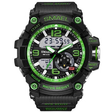Load image into Gallery viewer, NEW Sport Analog-Digital Watch For Men and Woman  Waterresistant 50M Professional Waterproof Quartz Large Dial Military Wristwatches  With Night Mode
