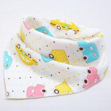 Load image into Gallery viewer, Baby Bibs Cute Cartoon Pattern bib  Burp Cloths Saliva Towel Cotton Infant Burp Cloths Bib For Kids

