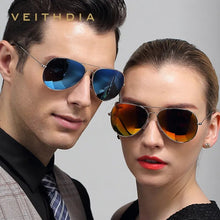 Load image into Gallery viewer, VEITHDIA Sunglasses Unisex Classic Driving Men Women Sports Polarized UV400 Mirror Lens Fashion Sun Glasses Eyewear For Male
