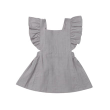 Load image into Gallery viewer, Modern Summer Casual Cute Infant Kids Baby Girl Summer Color Ruffle Princess Party Dress Clothes
