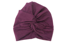 Load image into Gallery viewer, Indian Baby Turban Hat Cotton Baby Girls Kids Turban Headband Hair Head Bands Wrap Accessories for Children

