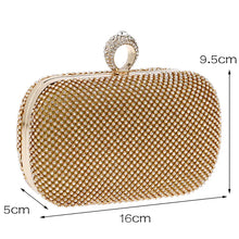 Load image into Gallery viewer, SEKUSA Evening Clutch Bags Diamond-Studded Evening Bag With Chain Shoulder Bag Women&#39;s Handbags Wallets Evening Bag For Wedding
