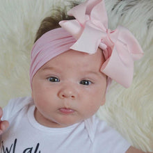 Load image into Gallery viewer, Baby Girls Headbands  Hair Accessories Turban Solid Head wear Hair Band Bow Girl Accessories
