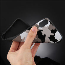Load image into Gallery viewer, Army Green Camouflage Case For iPhone 11 12Pro 13 Pro Max SE X XR XS Max 6 6S 7 8 Plus Soft Silicone Back Cover Black And White Camo Camouflage Thin Design Durable Hard Plastic Protective Case
